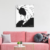 Mi esposa y mi Suegra de W. H. Hill キャンバスプリント (インサイチュ (リビング))