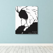 Mi esposa y mi Suegra de W. H. Hill キャンバスプリント (インサイチュ (ウッドフロア))