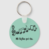 Mi fajfas pri tio. キーホルダー (正面)