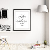 Mi Familia Y Yo Serveremos Al Senor, Josue 24:15 ポスター