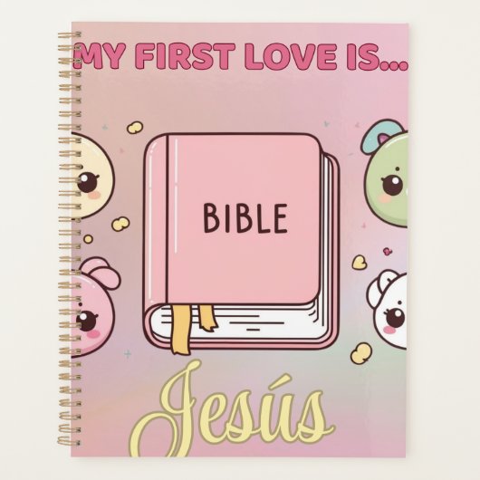 Mi first love is Jesús Agenda プランナー手帳 (正面)
