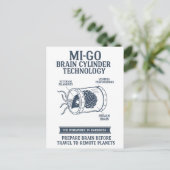 Mi-Go変装装置 – 技術的な設計図 シーズンポストカード (スタンド正面)