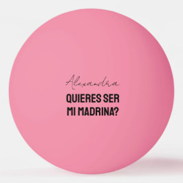 Mi Madrina へのおばあちゃんおねだり プレーヤー 卓球ボール