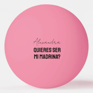 Mi Madrina へのおばあちゃんおねだり プレーヤー 卓球ボール