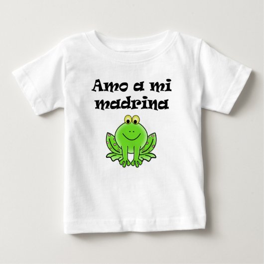Mi Madrina Amo ベビーTシャツ (正面)