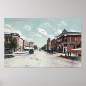 MI、Main StreetDavisonの表示 ポスター (正面)