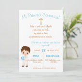 Mi Primera Comunion 招待状 (スタンド正面)