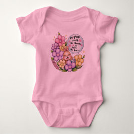 Mi risita huele a flores y sabe a amor ベビーボディスーツ