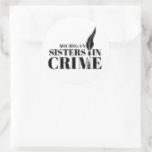 MI Sisters in Crime Sticker ラウンドシール (バッグ)