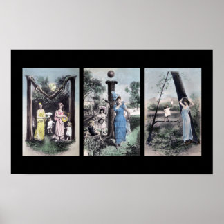 MIAアルファベットレター名アート ポスター