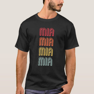 MIAギフト名パーソナライズされたレトロヴィンテージ80s 90s B Tシャツ