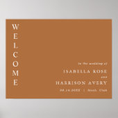 MIAミニマモダンリストテラコッタ結婚の歓迎 ポスター (正面)