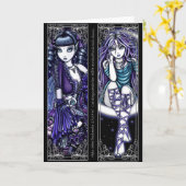 Mia及び金星の月の妖精のしおり カード (黄色い花)