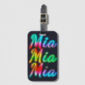 Mia名 ラゲッジタグ (正面縦)