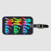 Mia名 ラゲッジタグ (正面横)