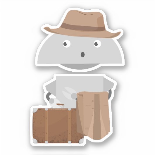 Mia旅行 シール (正面)