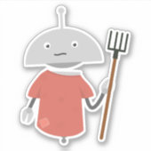 Mia農家 シール (正面)