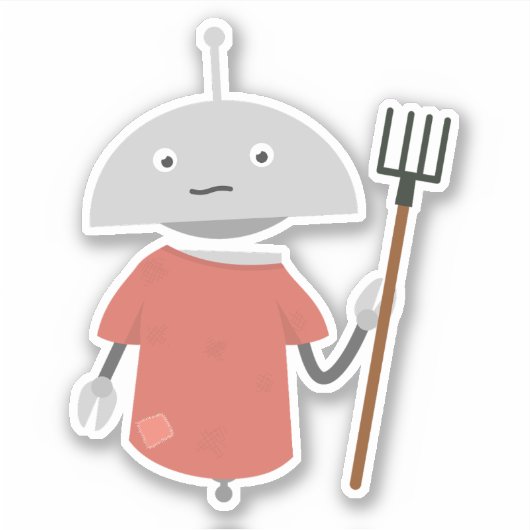 Mia農家 シール (正面)