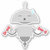 Mia運動 シール (正面)