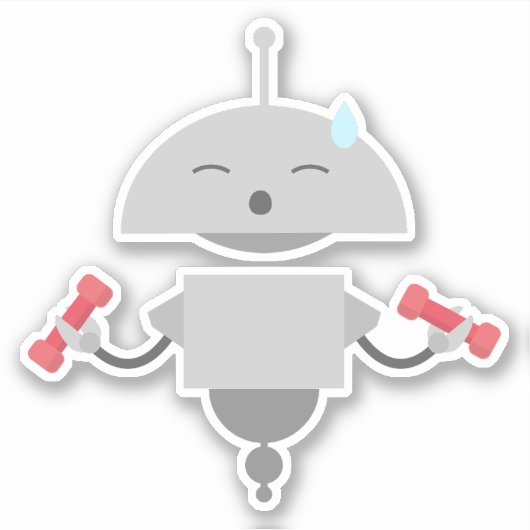 Mia運動 シール (正面)