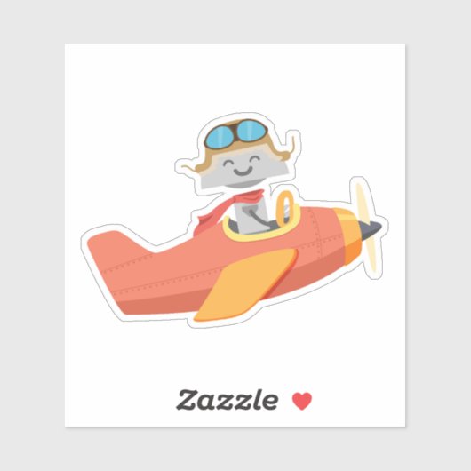 Mia飛行機 シール (シート)