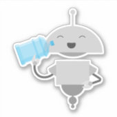 Mia飲む2 シール (正面)