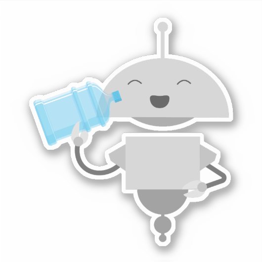 Mia飲む2 シール (正面)