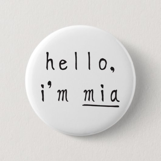 mia、ブーイング及び友人ボタン 缶バッジ (正面)