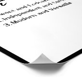 Mia、女の子パーソナライズされた名の定義 ポスター (角)