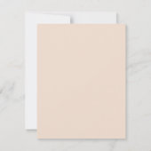 MIA Bohoバーンオレンジスレンダー座席表ネームカード 招待状 (裏面)