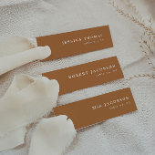 MIA Bohoバーンオレンジスレンダー座席表ネームカード 招待状