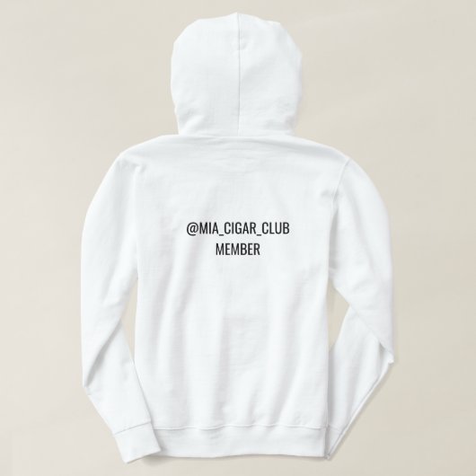 @MIA_CIGAR_CLUB Hoodie パーカ (デザイン裏面)