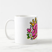 Mia Coffee Mug, Personalized Olivia Name Cup コーヒーマグカップ (左)