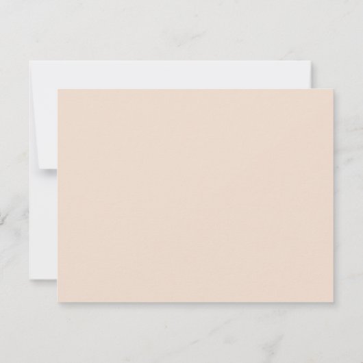 MIA Earthトーン赤ちゃんシャワーブックベビーカード 招待状 (裏面)