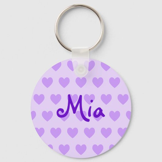 Mia in Purple キーホルダー (正面)