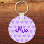 Mia in Purple キーホルダー (正面)