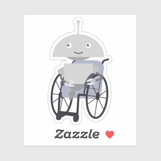 Mia in Wheelchair Sticker シール (シート)