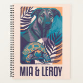 Mia Leroy Dog Tortoise プランナー手帳 (正面)