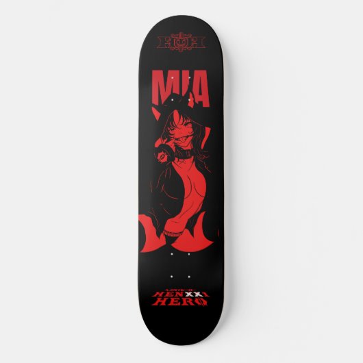 Mia Red スケートボード (正面)