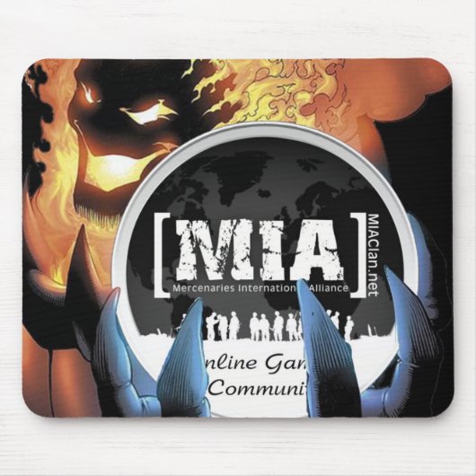 MIAClan.netのカスタムのマウスパッド マウスパッド (正面)