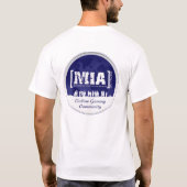 MIAClan.net Henleyのワイシャツ(青い) Tシャツ (裏面)