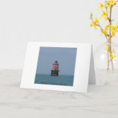 Miah Maull Shoallの灯台 カード (黄色い花)