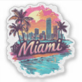 Miami シール (正面)