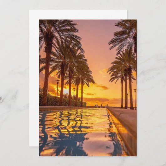 Miami 招待状 (正面/裏面)