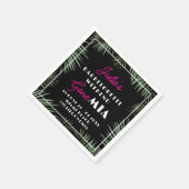 Miami Bachelorette Party Weekend Cocktail Napkins スタンダードカクテルナプキン (角)