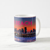 MIAMI BEACHのマグ コーヒーマグカップ (正面右)