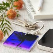 MIAMI BEACHの日没 キーホルダー (正面右)