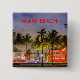 MIAMI BEACHフロリダ 缶バッジ