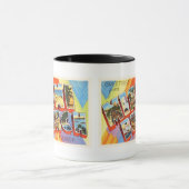 Miami BeachフロリダFLの古いヴィンテージ旅行記念品 マグカップ (中央)