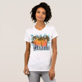 Miami BeachフロリダFLA Tシャツ (正面フル)